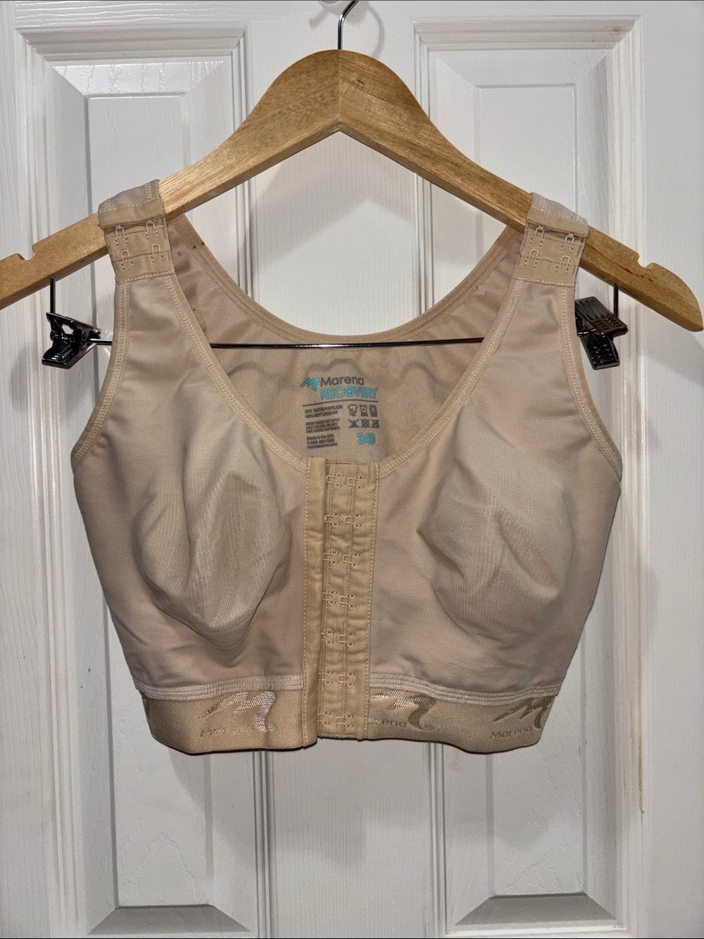 MARENA Recovery Beige Post-Surgical Bra